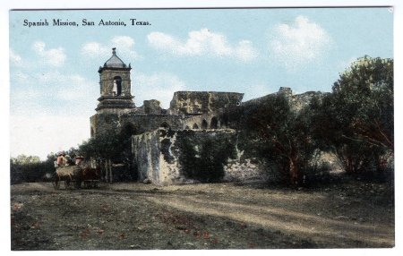 Spanish Mission, San Antonio, Texas.