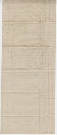 Wilson King Itemized Receipt, December 22, 1875. (back)