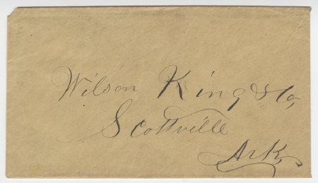 Envelope addressed to Wilson King.