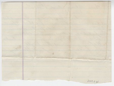 Note from J. M. Harkey, March 9, 1872 (back)