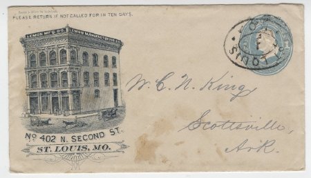 Envelope from Lemon Mf'g. Co., St. Lois, MO.