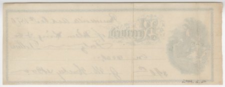Wilson King & Co. Receipt, Dec. 14, 1876. (back)