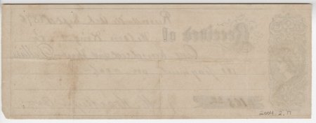 Wilson King & Co. Receipt, Sept. 18, 1876/ (back)