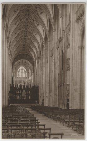 Nave. Winchester Cathedral