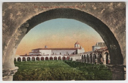 Mission San Luis Rey, Through the Arch.