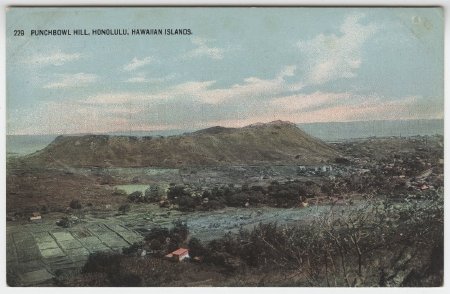 Punchbowl Hill, Honolulu, Hawaiian Islands