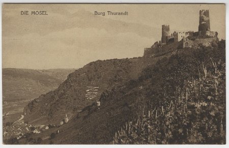 Die Mosel - Burg Thurandt