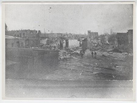 Downtown Russellville, Arkansas after 1906 Fire