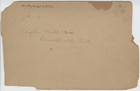 Cagles Mill, Russellville,Ark. (back)