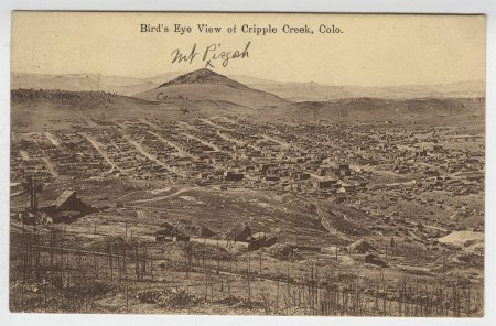 Bird's Eye View of Cripple Creek, Colo.
