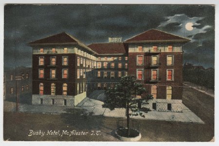 Busby Hotel, McAlester, I. T.