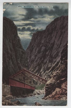 Moonlight in the Royal Gorge,Colo.