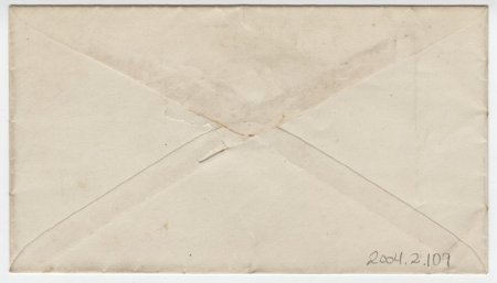 Envelope from J. M. Harley & Bro. (back)