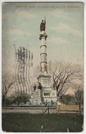 Boston, Mass. Soldiers' and Sailors' Monument