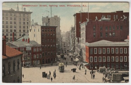 Westminster Street, looking west, Providence, R.I.
