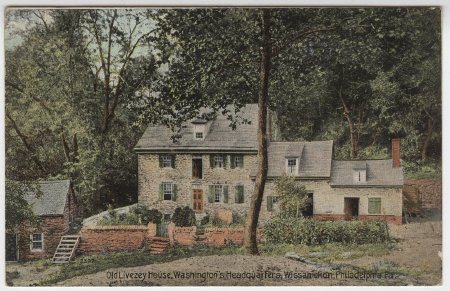 Old Livezey House, Washington's Hdqts, Wissahickon, Philadelphia, Pa