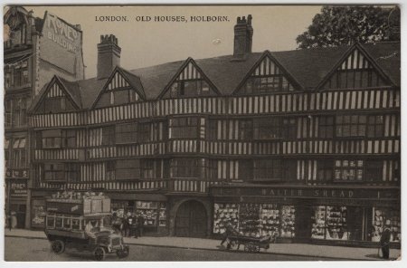 London, Old Houses, Holborn