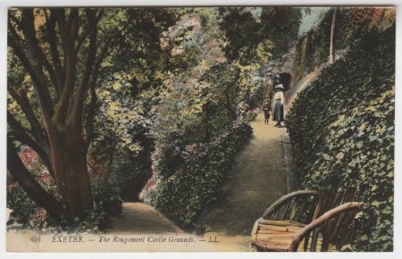 Exeter. The Rougemont Castle Grounds