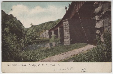 Black Bridge, P.R.R., York, Pa.