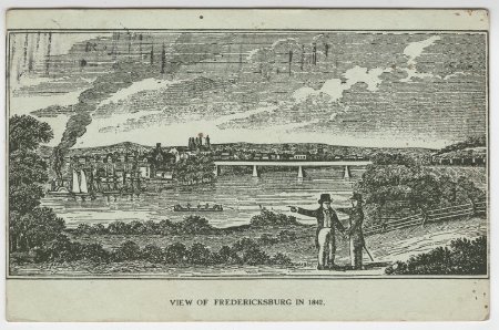 View of Fredericksburg in 1842
