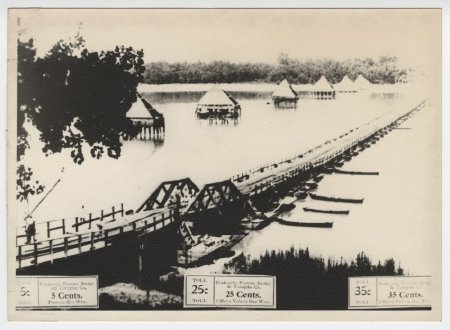 Pontoon Bridge and Toll Stamps, Dardanelle, Arkansas