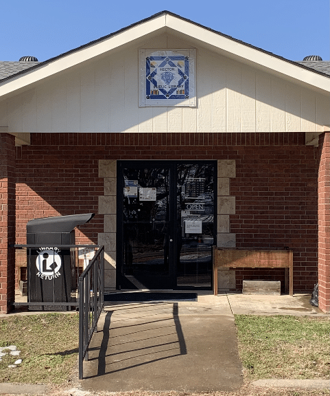 Hector Library Front Door