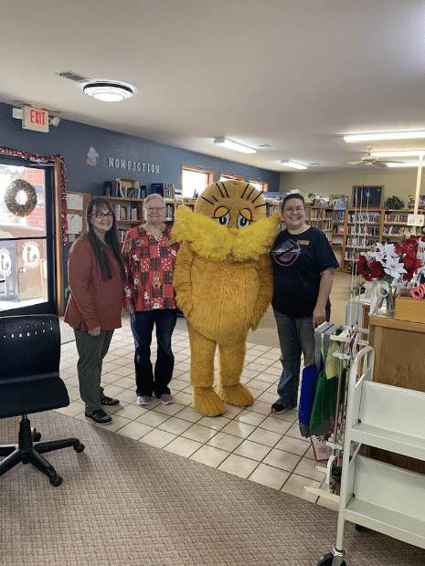 The Lorax comes to visit